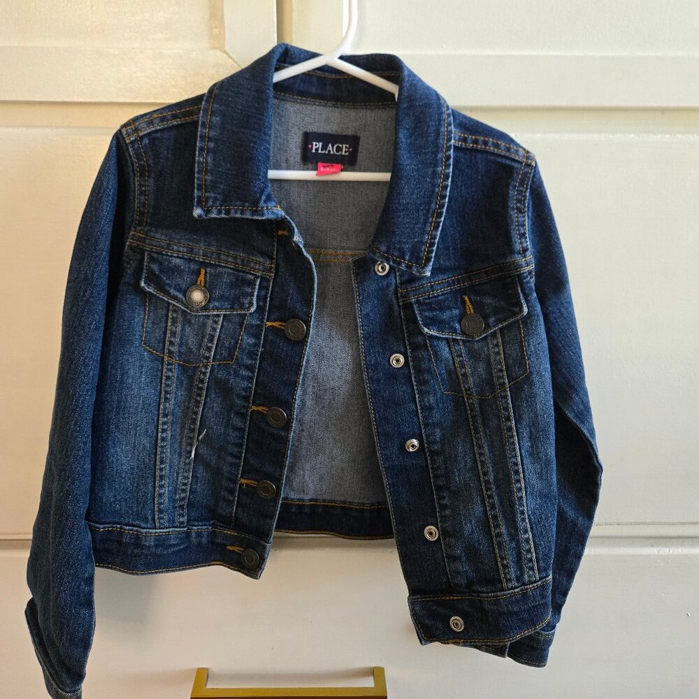 The Children’s Place Girls Denim Jacket | Size 5/6 | Gently Worn